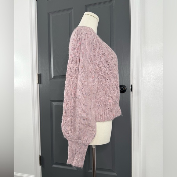 Anthropologie Maeve Hera Lilac Cardigan Set - Picture 6 of 8